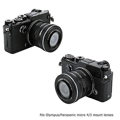 JJC Micro 4/3 Auto Focus Macro Extension Tube Set 10mm & 16mm | For Olympus Panasonic Cameras thumbnail 6