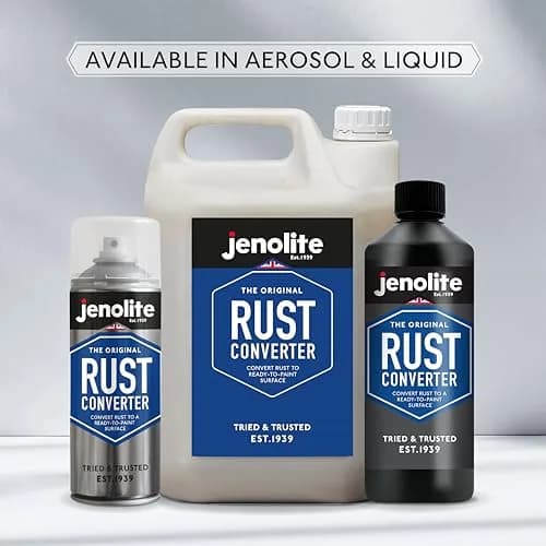 JENOLITE Rust Converter Liquid 1.32 gal | Fast-Acting Water-Based Rust Neutralizer thumbnail 6