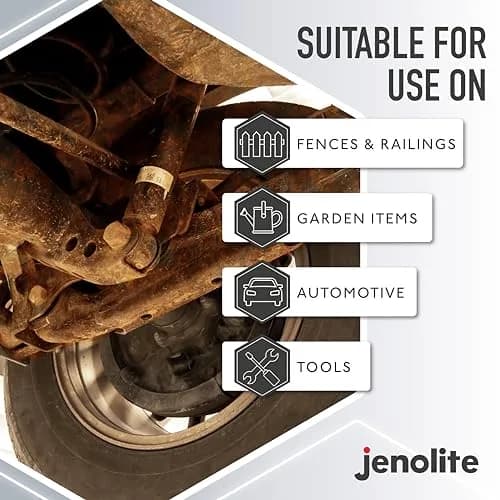 JENOLITE Rust Converter Liquid 1.32 gal | Fast-Acting Water-Based Rust Neutralizer thumbnail 4