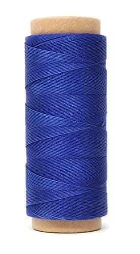 Mandala Crafts 200M 0.45mm Royal Blue Round Waxed Thread for Leather Sewing | Waterproof, Heavy Duty, 219 Yards thumbnail 7
