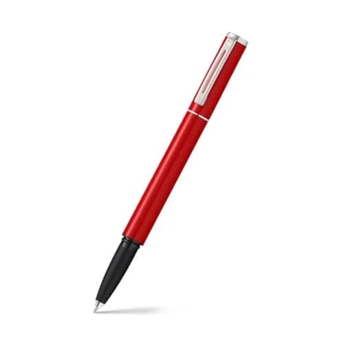Sheaffer Pop Glossy Red Gel Rollerball Pen with Chrome Trim | Smooth Ink Flow thumbnail 1