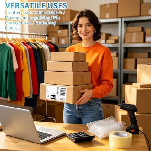 9527 Product 4"x6" Direct Thermal Shipping Labels, 1500 Labels (6 Rolls, 250/Roll) | Compatible with Zebra & Eltron Printers thumbnail 9