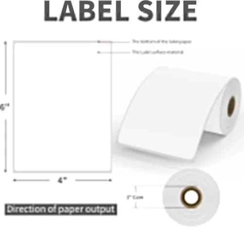 9527 Product 4"x6" Direct Thermal Shipping Labels, 1500 Labels (6 Rolls, 250/Roll) | Compatible with Zebra & Eltron Printers thumbnail 2