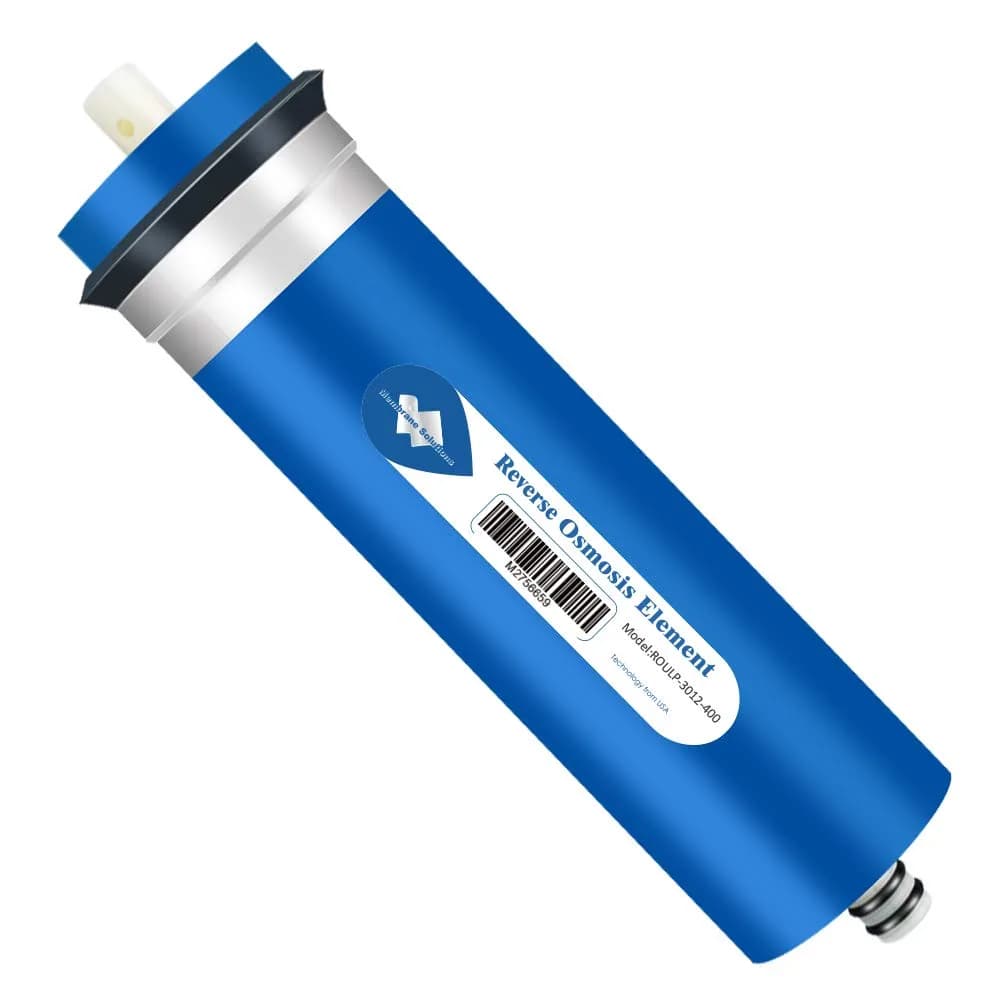 Membrane Solutions NSF/ANSI 58 Certified 400 GPD Reverse Osmosis Membrane | High Flow & Rejection for Home & Commercial Use
