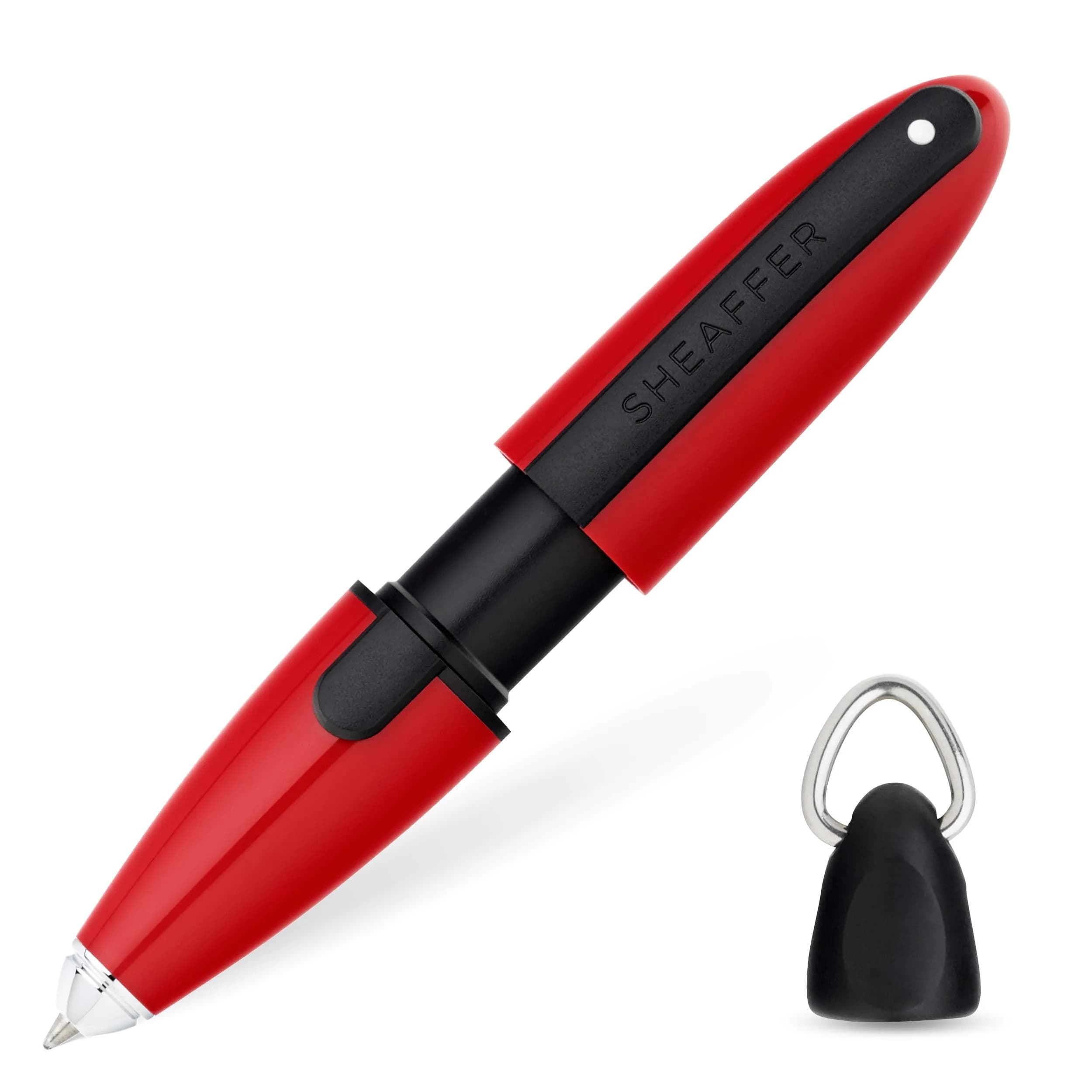 Sheaffer Ion Red Gel Rollerball Pen 0.5mm | Modern Design, Retractable Clip — Red
