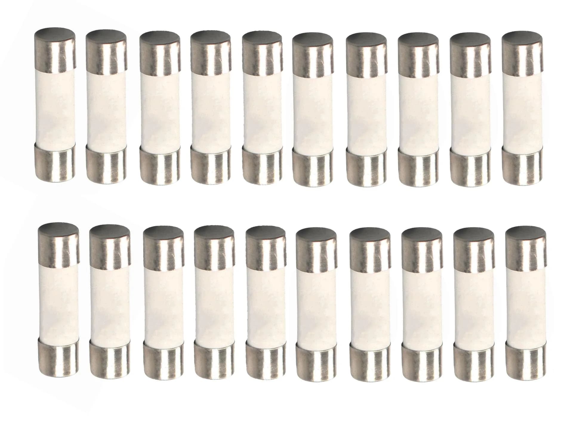Vigor_Source T3.15A 250V Ceramic Fuse Cartridge 5x20mm | 20 Pack, Time Delay, 3.15A, 250V - main product image