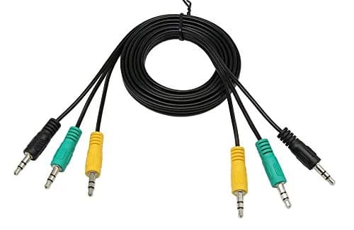 zdyCGTime 3.5mm Audio Cable 3 to 3.5mm Jack Male to Male Stereo Audio AUX Cable Cord 6ft thumbnail 1