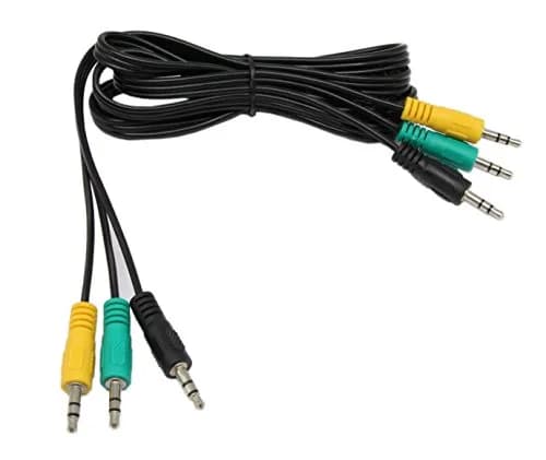 zdyCGTime 3.5mm Audio Cable 3 to 3.5mm Jack Male to Male Stereo Audio AUX Cable Cord 6ft thumbnail 2
