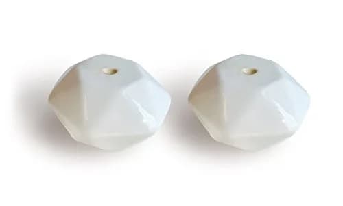 Votprof Set of 2 Small White Ceramic Candleholders for Votprof Slim Taper Candles | Durable, Modern Design thumbnail 3