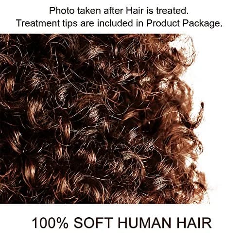 Style Icon Afro 5" Short Curly Wigs with 100% Brazilian Hair | Natural Feel & Look, Capless, 3-Color Mix thumbnail 5
