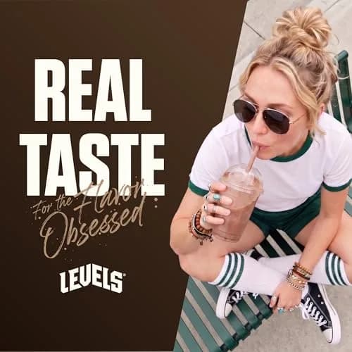 Levels Nutrition Chocolate Mocha Whey Protein Powder 907g (2lb) | Grass-Fed Dairy, 24g Protein Per Scoop thumbnail 4