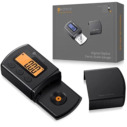 Neoteck Digital Turntable Stylus Force Gauge 0.01g/5.00g with Orange LCD | Essential Tool for Vinyl Enthusiasts thumbnail 1