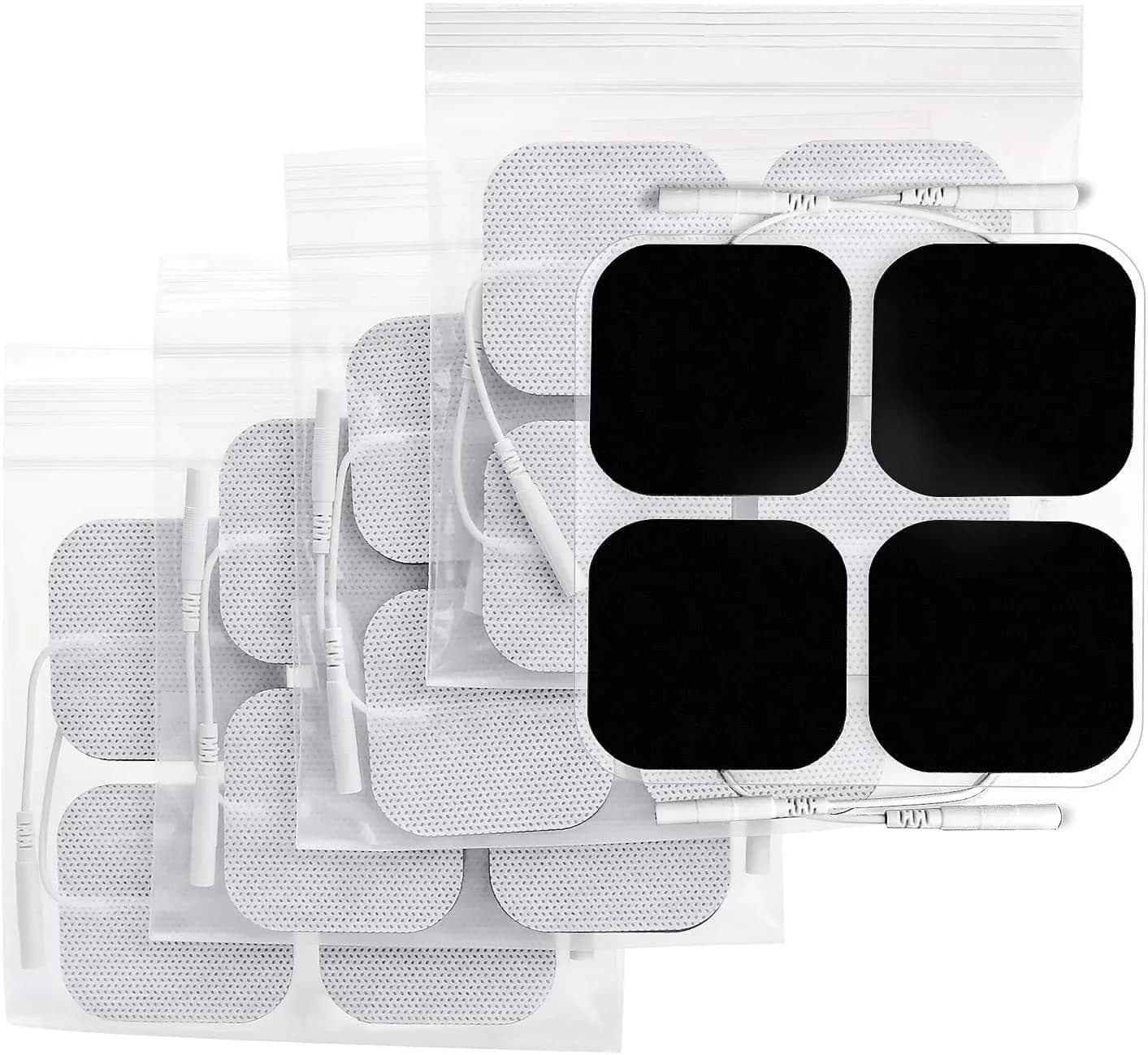 AUVON TENS Unit Electrode Pads 20-Pack | CE & ROHS Approved, Latex-Free, 2" Square - main product image