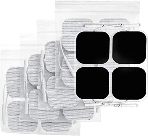 AUVON TENS Unit Electrode Pads 20-Pack | CE & ROHS Approved, Latex-Free, 2" Square thumbnail 1