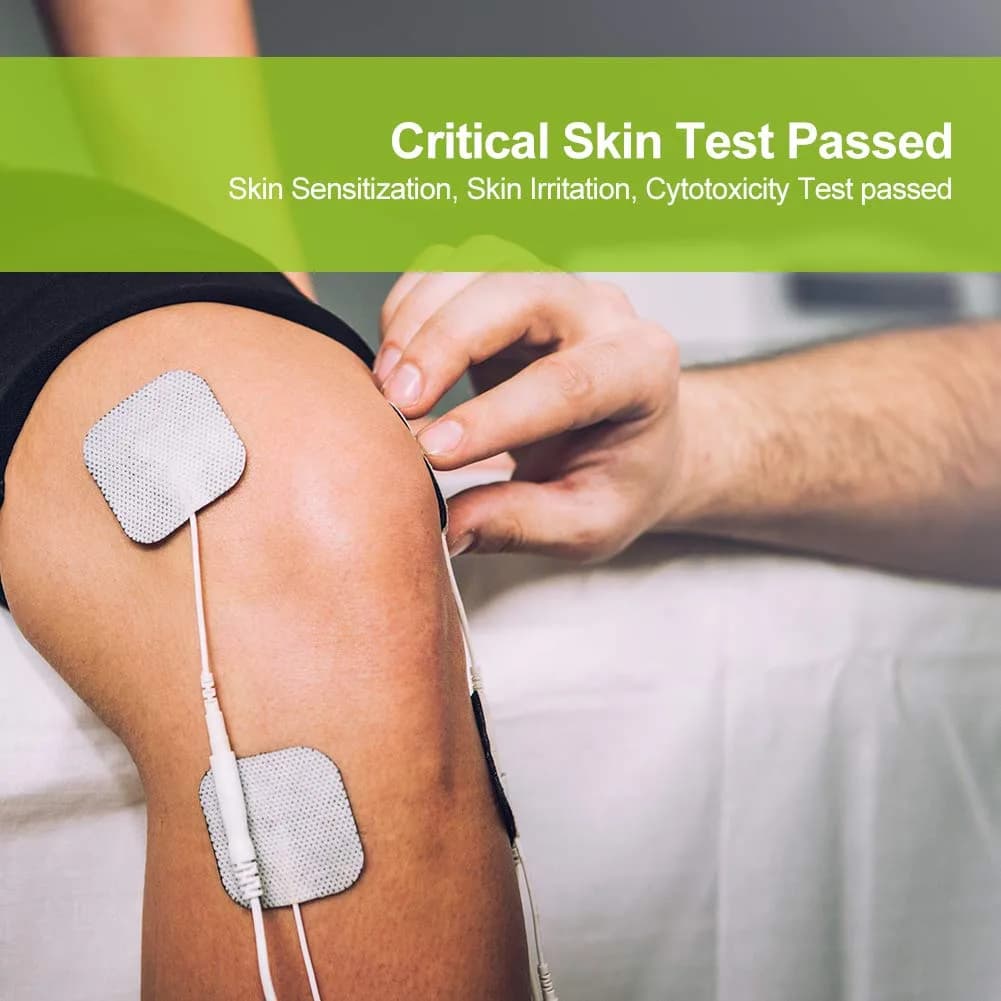 AUVON TENS Unit Electrode Pads 20-Pack | CE & ROHS Approved, Latex-Free, 2" Square - view 3