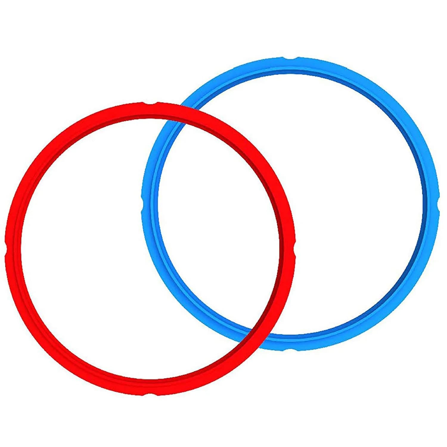 Instant Pot Red and Blue 3-Qt Silicone Sealing Rings - 2 Count Pack for Mini Pressure Cookers - main product image