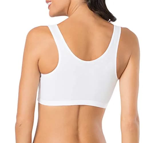 Fruit of the Loom Womens Built Up Tank Style Sports Bra | Cotton Support & Comfort (70-120 chars) thumbnail 4