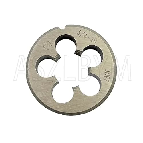 ASZLBYM 3/4-20 HSS Tap And Die Set | UNEF Machine Thread, Round Die, Right Hand, 3/4"-20 Thread (0.811 Fl Oz) thumbnail 7