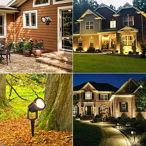 ZUCKEO Low Voltage Landscape Lights LED Landscape Lighting 12V 8 Pack | Waterproof Warm White Garden Spotlights thumbnail 7