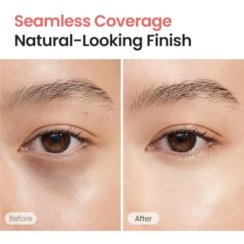 SKINFOOD Salmon PDRN Dark Circle Concealer Cream - 2 Beige, Full Coverage, 10 g | Brightens & Hides Dark Circles thumbnail 3