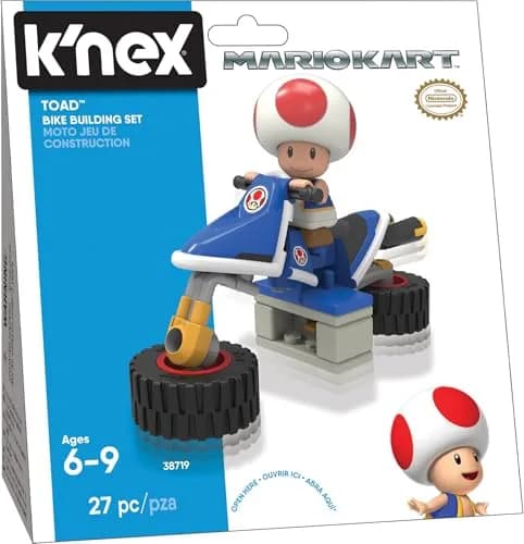 K'NEX Nintendo Mario Kart Toad Bike Building Set | Transforming Hover Bike for Kids 6+ thumbnail 2