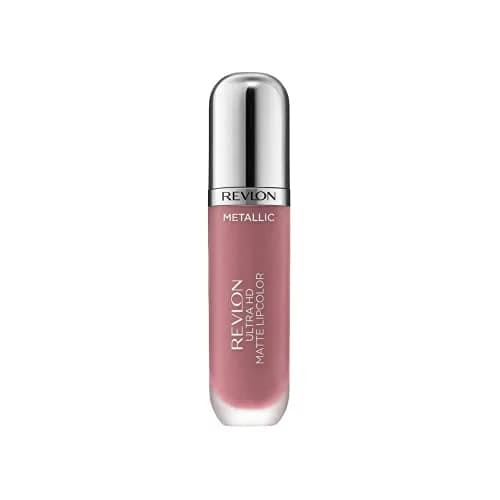 REVLON Ultra HD Metallic Matte Liquid Lipcolor, Glam, 0.2 Fl Oz (5.9 ml) | Velvety Matte Color thumbnail 1