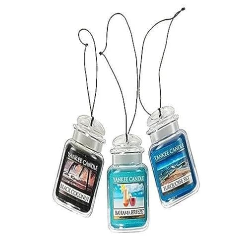 Yankee Candle Scented Car Air Freshener 3-Pack | Up to 30 Days Fragrance | Authentic USA Import thumbnail 1