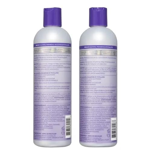 Jhirmack Silver Brightening Purple Shampoo & Conditioner Set, 12 oz | Brightens Gray & Silver Hair thumbnail 9