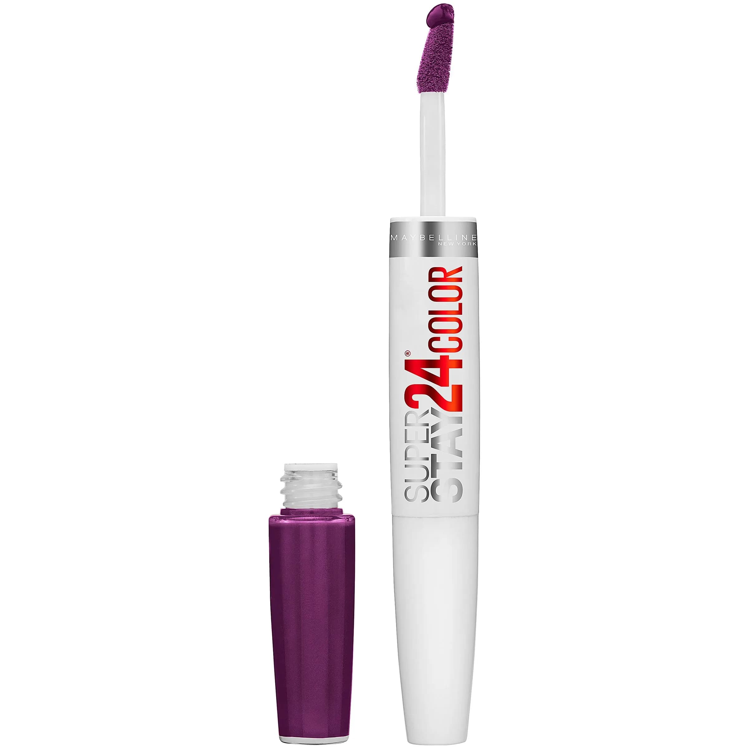 Maybelline Superstay 24 Liquid Lipstick All Day Plum | Long-Lasting, Microflex Technology — All Day Plum