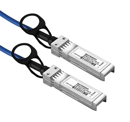 Macroreer SFP Cable, Copper DAC, 2m | Compatible with Cisco, Ubiquiti, D-Link, Mikrotik thumbnail 2