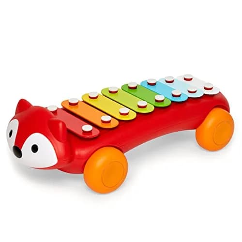 Skip Hop Xylophone Baby Toy, Explore & More, Fox | 8-Color Keys, Develops Fine Motor Skills thumbnail 1