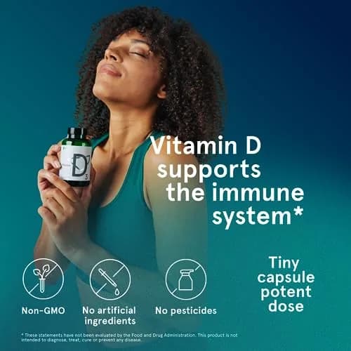Puori Vitamin D3 Softgels for Adults 120 Count | Supports Bone & Immune Health thumbnail 7