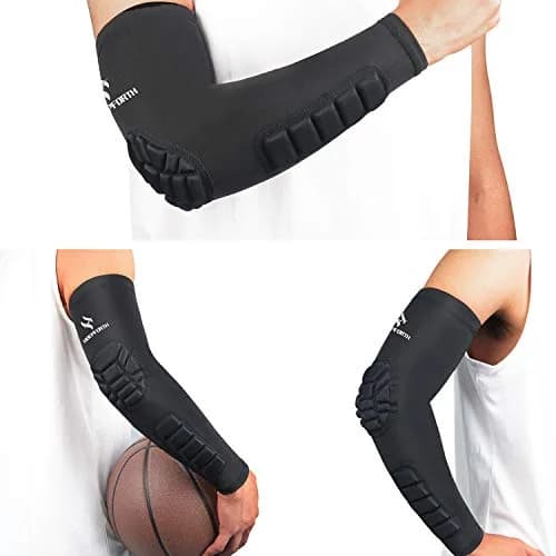 HOPEFORTH Impact Protection Gear 2PCS Padded Arm Elbow Forearm Sleeves | Impact-Absorbing EVA Padding thumbnail 8