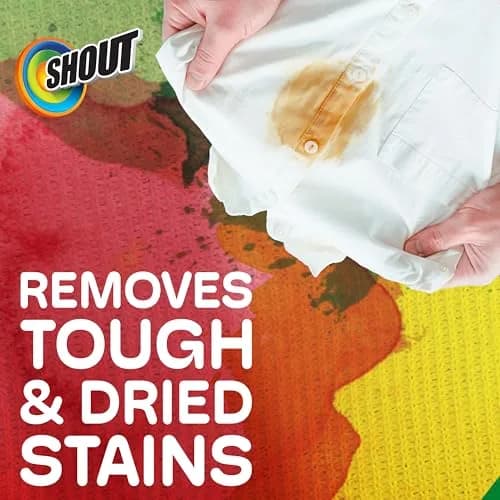 SHOUT Advanced Gel Laundry Stain Remover Spray 22 Fl Oz (650ml) | 70% More Stain-Fighting Power thumbnail 4