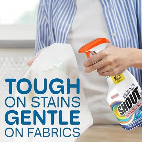 SHOUT Advanced Gel Laundry Stain Remover Spray 22 Fl Oz (650ml) | 70% More Stain-Fighting Power thumbnail 6