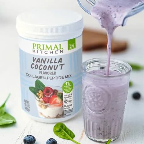 Primal Kitchen Vanilla Collagen Fuel Drink Mix 14.4 oz (408g) | 11g Collagen Peptides Per Serving thumbnail 6