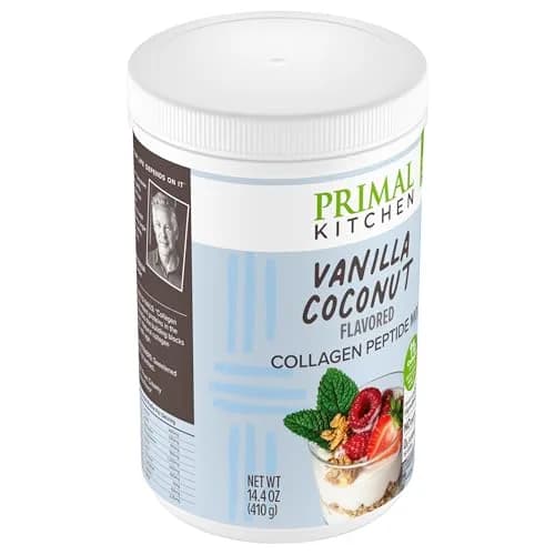 Primal Kitchen Vanilla Collagen Fuel Drink Mix 14.4 oz (408g) | 11g Collagen Peptides Per Serving thumbnail 9