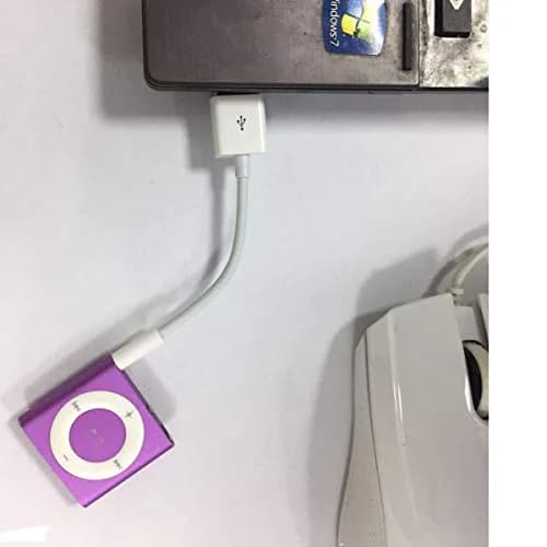Amicable USB Data Cable for iPod Shuffle 3rd-7th Gen (2-Pack, 10cm) | Sync & Charge thumbnail 6