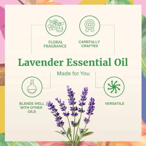 SVA ORGANICS Organic Lavender Essential Oil 4 Fl Oz (118 mL) - Pure & Natural Aromatherapy thumbnail 3