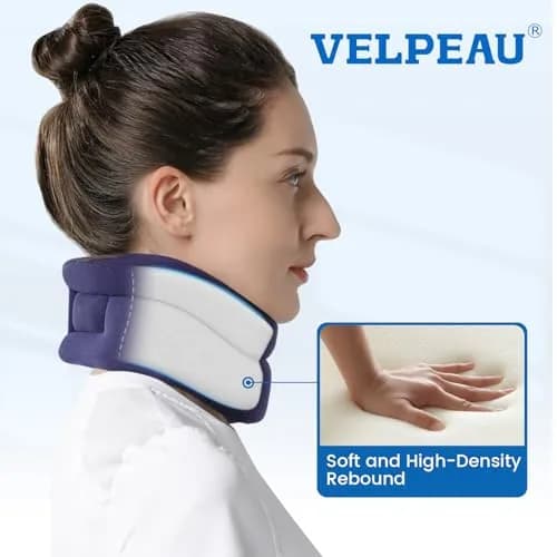 Velpeau Neck Brace for Neck Pain and Support XL 16.5-18.7" (Comfort Version) | Ideal for Sleeping and Anti-Snoring thumbnail 5