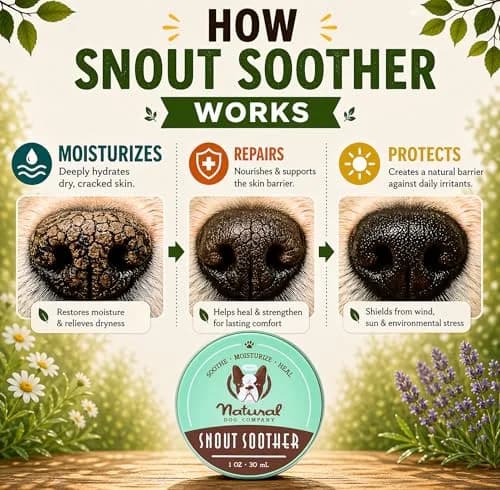 Natural Dog Company Snout Soother 1 oz Tin | Nourishing Nose Balm for Cracked & Dry Snouts thumbnail 4