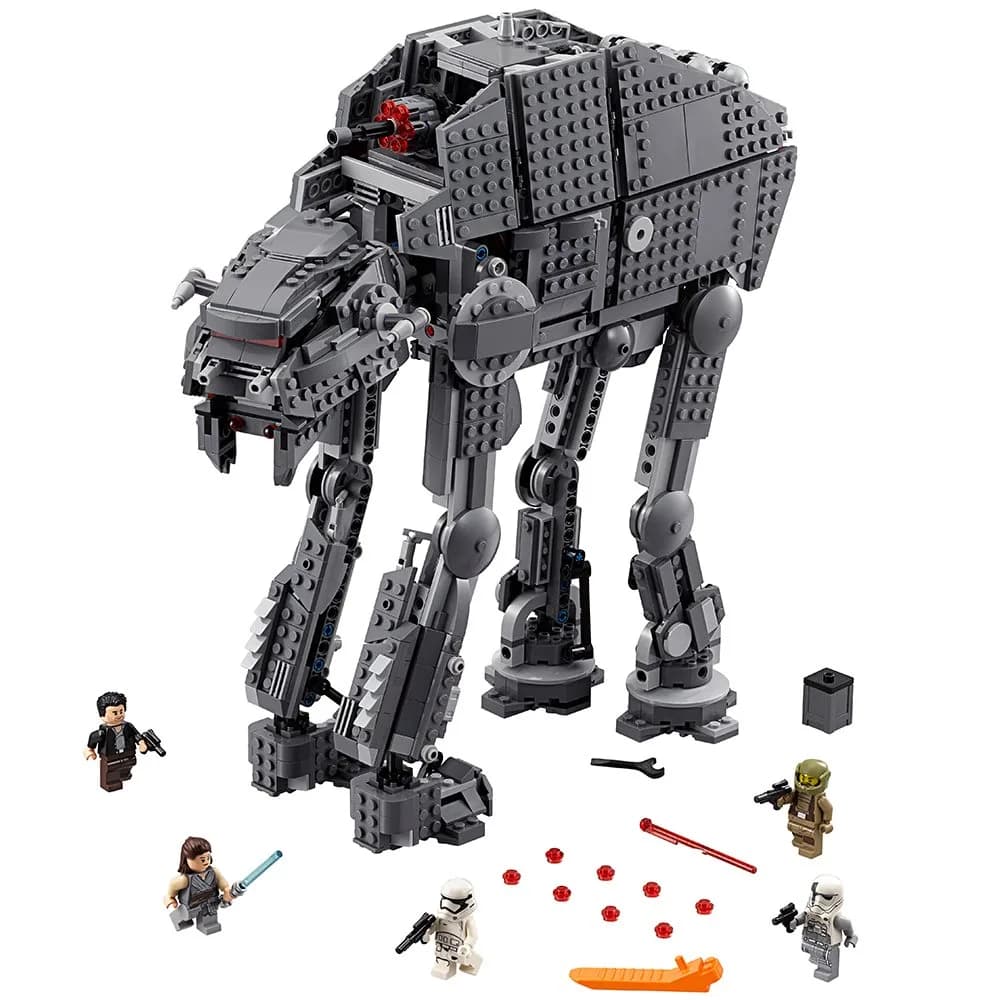 LEGO Star Wars Episode VIII First Order Heavy Assault Walker 75189 | 1376 Pieces, Movie Theme, Plastic