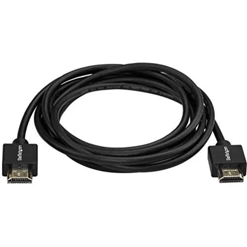 StarTech 6.6ft Slim HDMI 2.0 Cable, 4K 60Hz, HDR10, Male to Male Gripping | High-Speed HDMI with Ethernet, 4K@60Hz, HDR10, 32 Ch Audio thumbnail 2