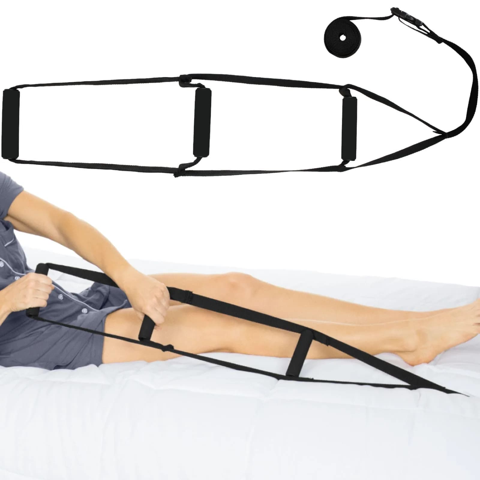Vive Bed Ladder Assist - Pull Up Assist Device with Handle Strap Rope for Safe Mobility Support in India