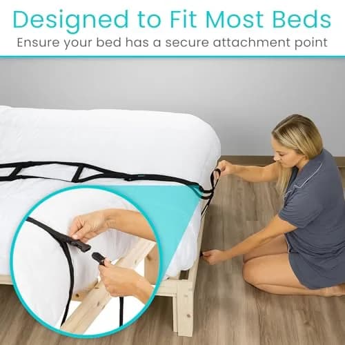 Vive Bed Ladder Assist - Pull Up Assist Device with Handle Strap Rope for Safe Mobility Support in India thumbnail 5