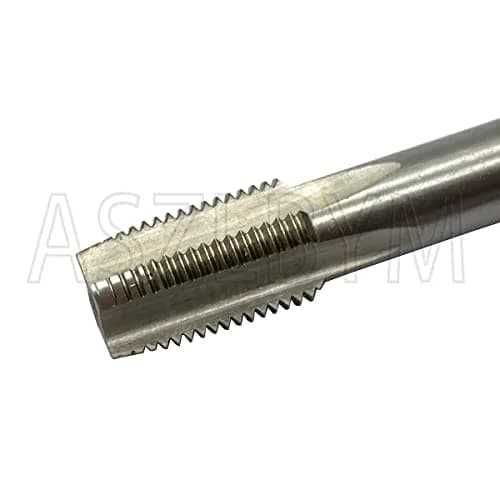 ASZLBYM 9/16-18 UNF Tap and Die Set 4 Flutes HSS Bottom Taper Right Hand Thread | Heavy Duty Threading Tools thumbnail 5