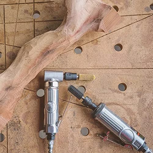 Kutzall Extreme Ball Nose Rotary Burr 1/4" Shaft, Very Coarse - 19mm (3/4") Dia. X 28.5mm (1-1/8") Length | Tungsten Carbide Wood Carving Bit thumbnail 7