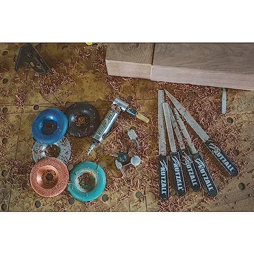 Kutzall Extreme Ball Nose Rotary Burr 1/4" Shaft, Very Coarse - 19mm (3/4") Dia. X 28.5mm (1-1/8") Length | Tungsten Carbide Wood Carving Bit thumbnail 8