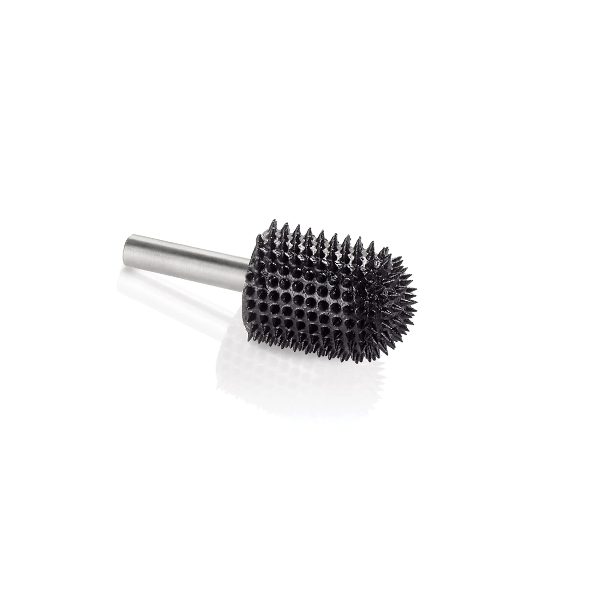 Kutzall Extreme Ball Nose Rotary Burr 1/4" Shaft, Very Coarse - 19mm (3/4") Dia. X 28.5mm (1-1/8") Length | Tungsten Carbide Wood Carving Bit - view 2