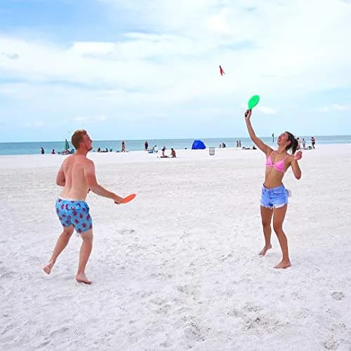 Jazzminton Select Paddle Ball Game Set with Carry Bag | Fun Indoor Outdoor Toy for All Ages thumbnail 4